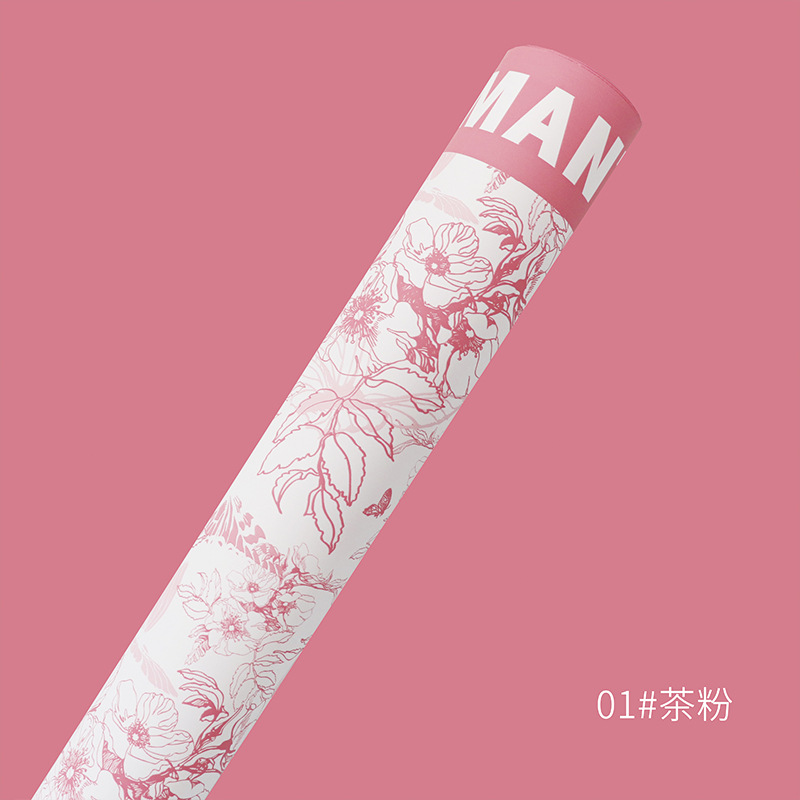 Huaxi fábrica de mariposas floral al por mayor ramo de flores papel de embalaje de flores mariposas inglés material de papel floral florista