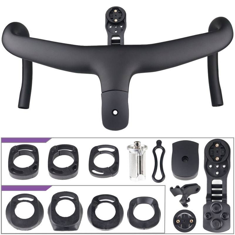 T1000 full carbon fiber road bicycle integrated bending handle 5D bending handle internal wiring electronic variable speed DI2