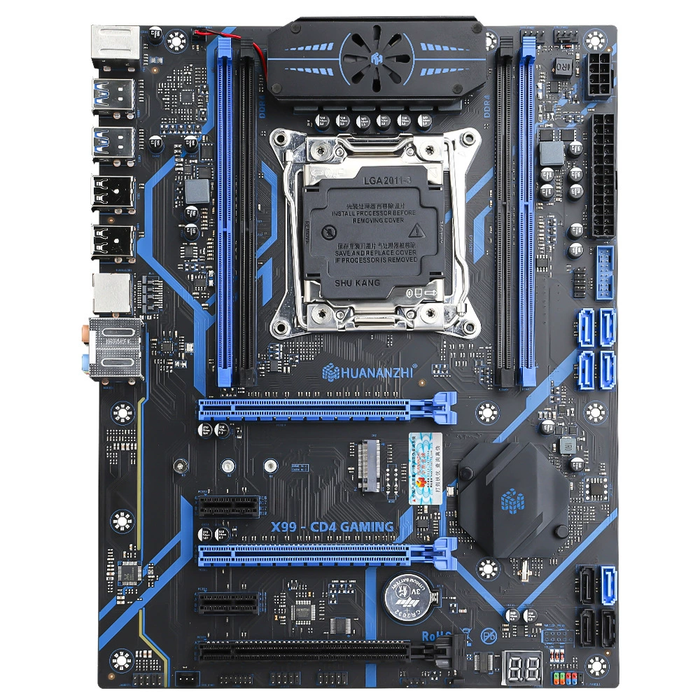 华南金牌 X99-CD4 GAMING motherboard game multi-open rendering studio server desktop computer