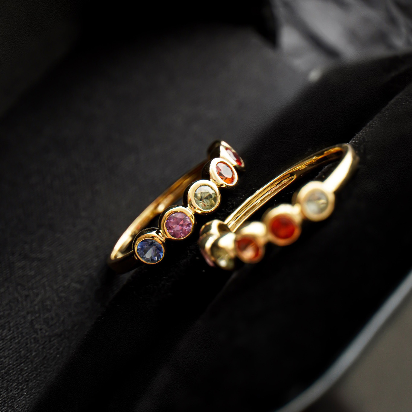 Fashion Round Sterling Silver Plating Zircon Rings