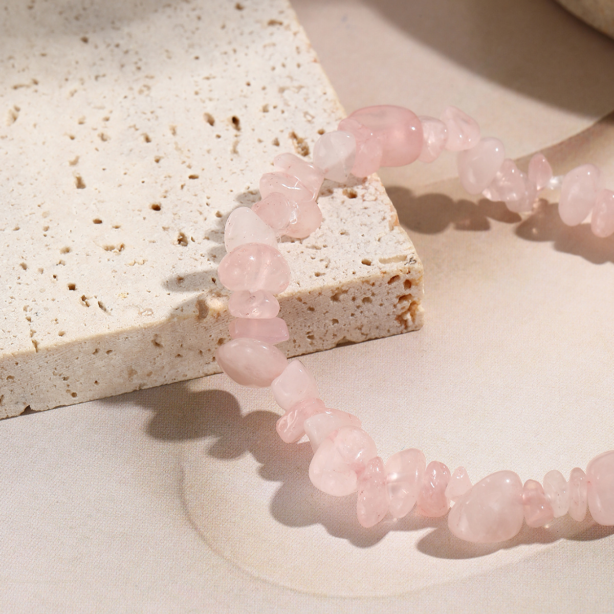 jewelry Bohemian colored gravel bracelet jewelry natural stone bracelet_voghion.com