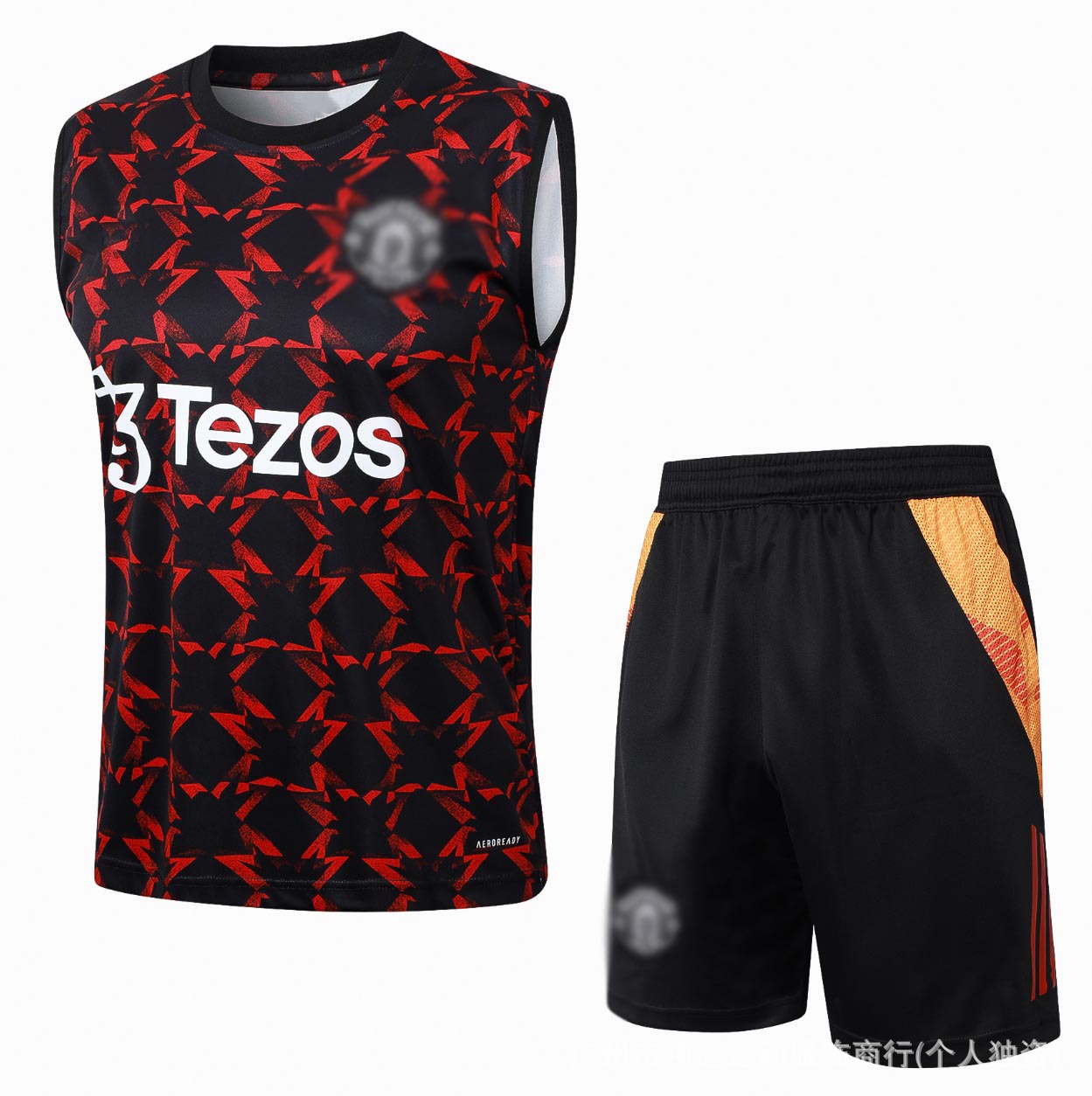 2425 조끼 남자 L 검정과 빨강 잉크젯