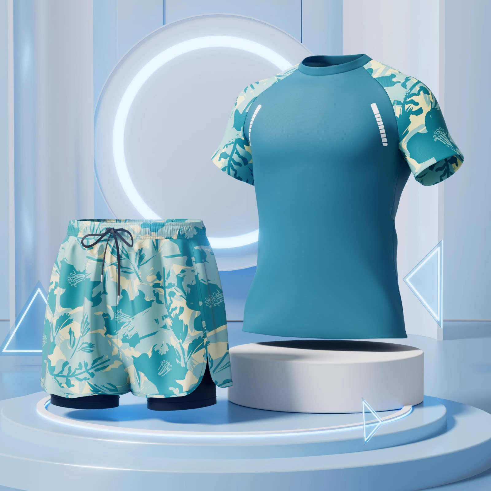 Fluorescent green suit