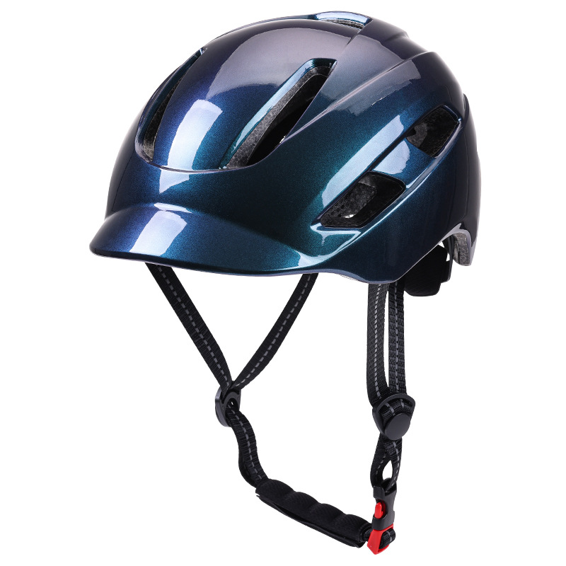 Transfronterizo nuevo casco integrado montar en bicicleta equipo casco hombres y mujeres tapa protectora casco con luz trasera