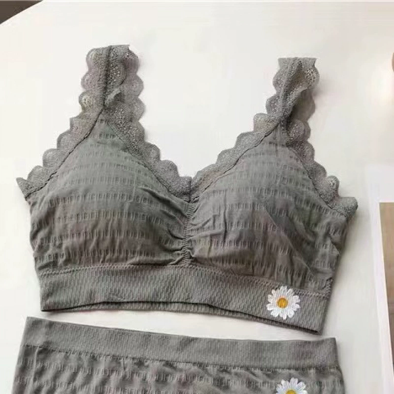 Underwear, comfortable set, lace protective underware, bra, mid rise, beautiful back