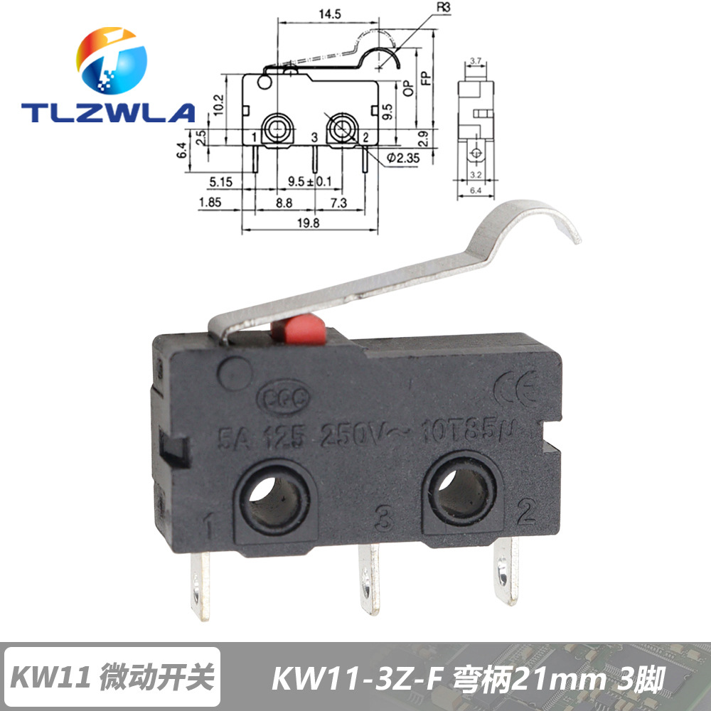 KW11-3Z-F 곡선 핸들 21mm 3피트