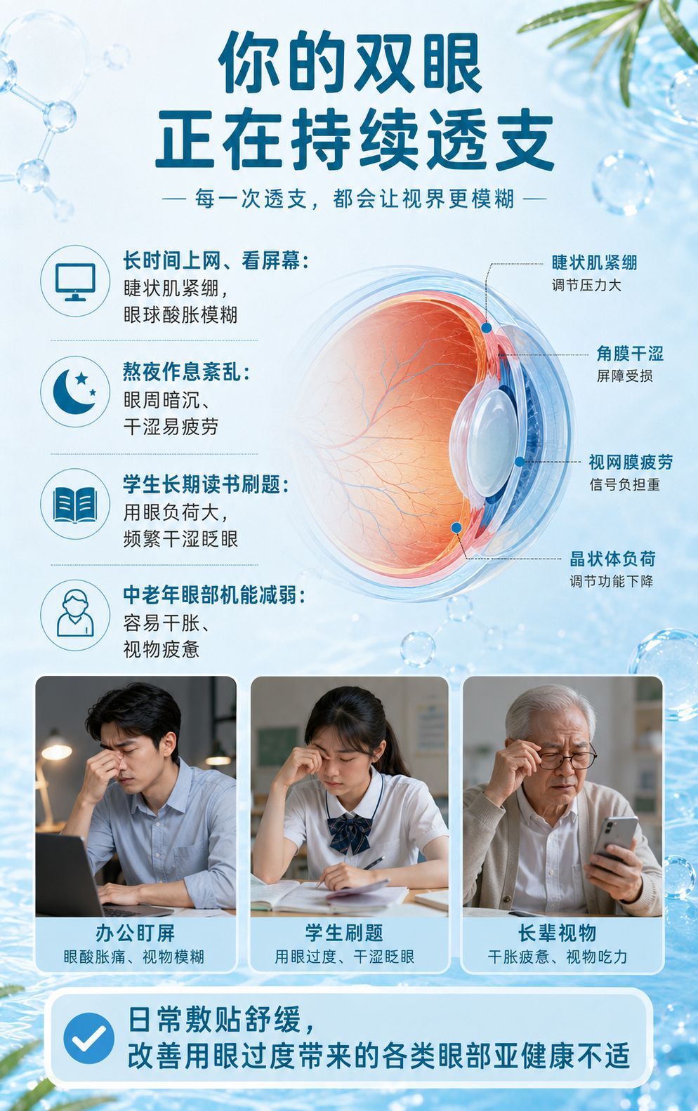 Rosemary Cooling Hydrogel Eye Patch Soothing Eye Fatigue Daily Eye Care Two Patches Per Pack quality and texture