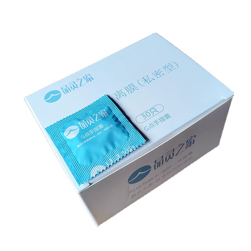 Изолирующая мембрана для дома Crystal Spirit Ультратонкое пальто для презерватива G-точки для пальцев Планирование семьи Секс-набор B-ультразвука Чехол для частного зонда