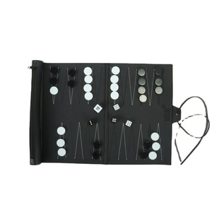 Manufacturer in stock wholesale leather chessboard PU international chess board portable backgammon plate