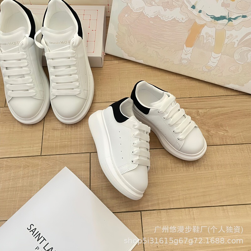 麦昆儿童小白鞋男童2025新款春秋百搭高端板鞋学生白色运动鞋女童|undefined