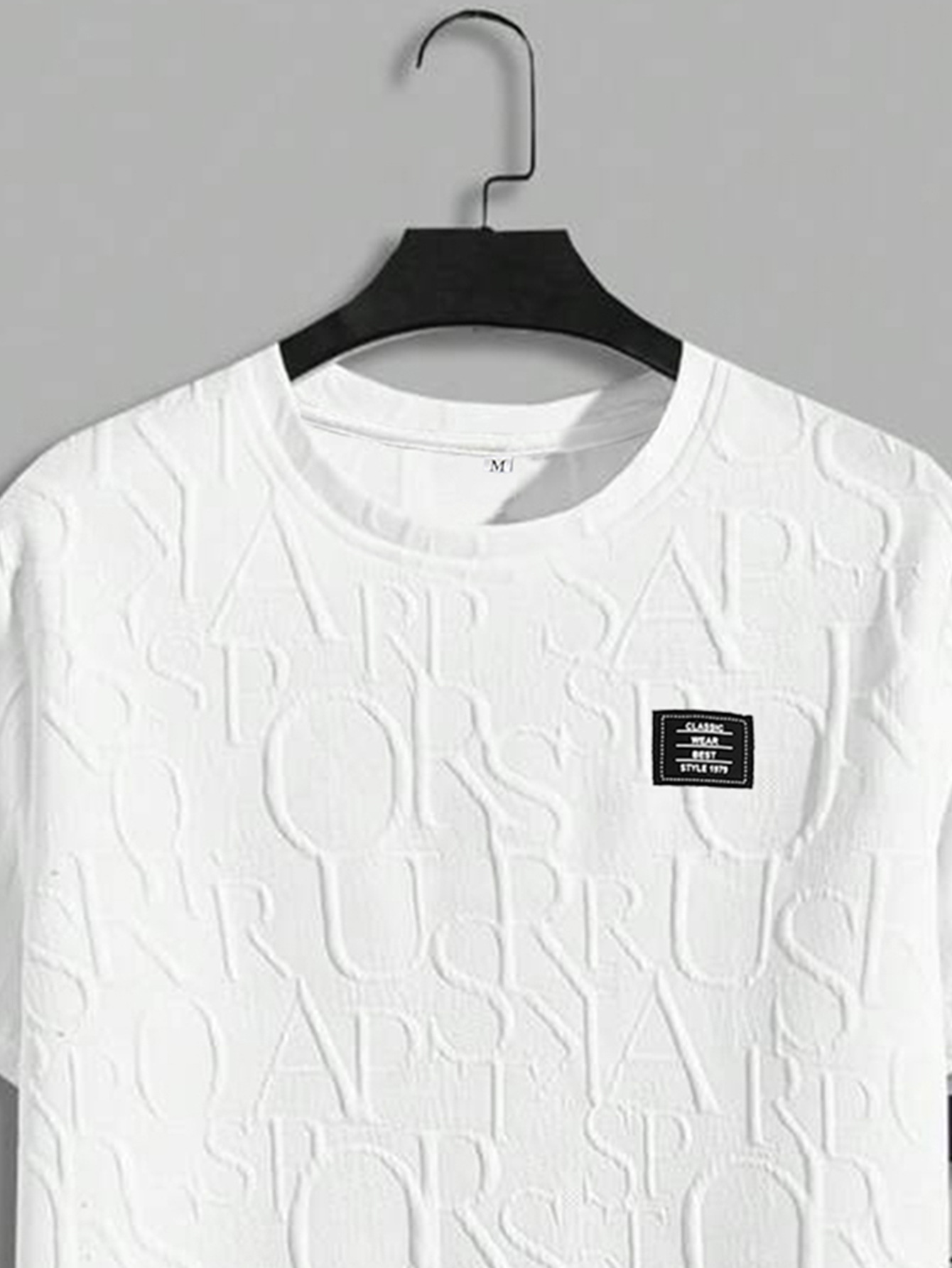Herren Strick Anzug Mit Jacquard Muster Kurzarm Sommer Freizeit_voghion.com