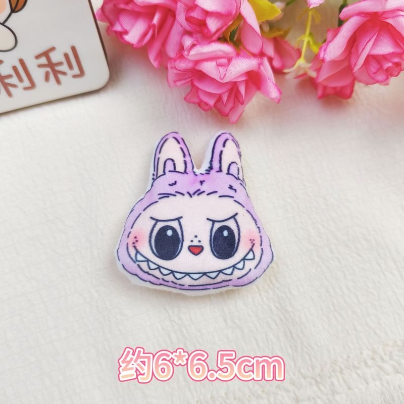 かわいい漫画プリントラブ布ぬいぐるみ diy 手作りヘアピンブローチアクセサリー子供の衣類アクセサリー|undefined