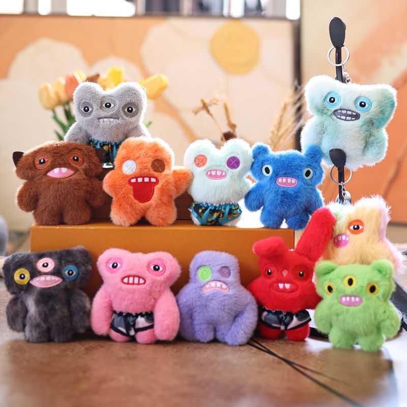 クロスボーダーかわいい大きな歯かわいいモンスターペンダントぬいぐるみ人形バッグペンダントキーホルダー布人形|undefined