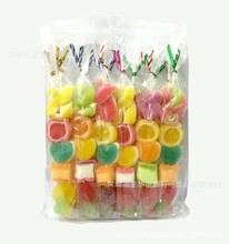 泰國進口 串串糖軟糖 水果串燒軟糖280g1*24袋/箱