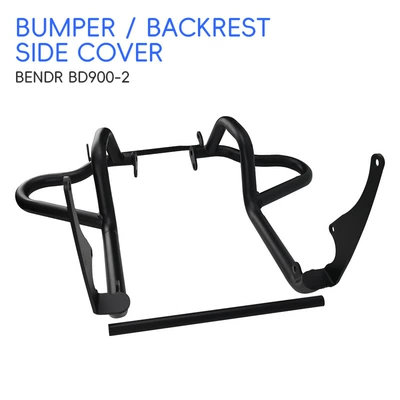Suitable for Benda Black Flag 950 crash bars, anti-fall bumpers, foldable backrest, rear rack, side bags, tail rack protection modification
