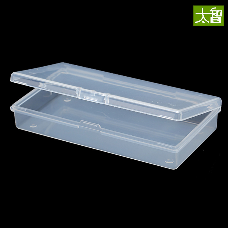 1123A caja de piezas transparentes caja de plástico PP caja de plástico rectangular caja de Embalaje Universal caja de muestra pequeña