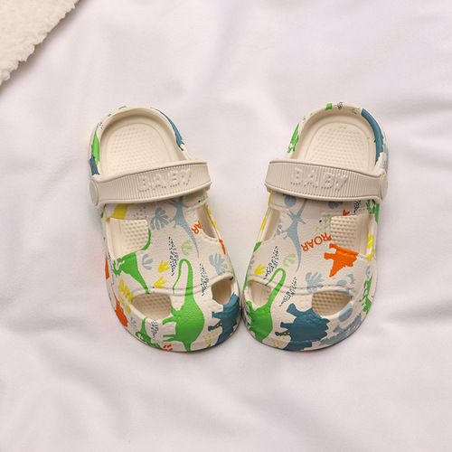 Children's New Thick Sole Outdoor Wear Soft Sole Indoor Home Anti-Slip Outdoor Wear Anti-Collision Hole Shoes