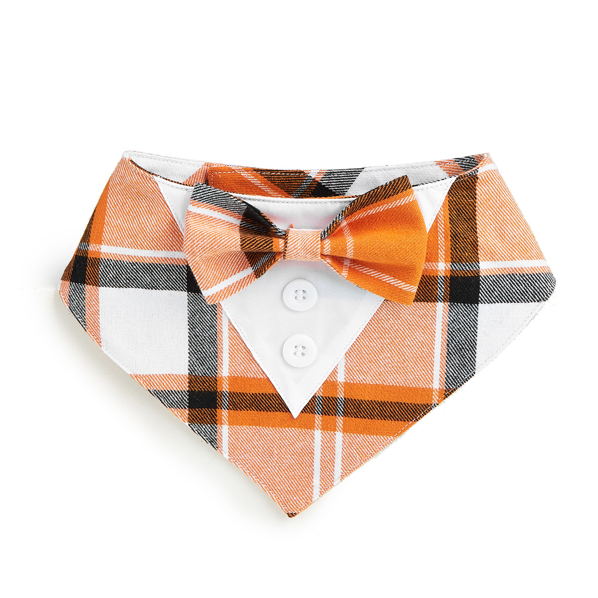 TANPOPO transfronterizo para el Día de Acción de Gracias corbata de mascotas velcro toalla toalla toalla de saliva para perros