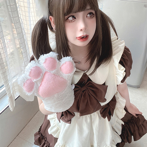 New dress Lolita dress Lolita loli dress maid uniform soft girl cafe maid costume waiter