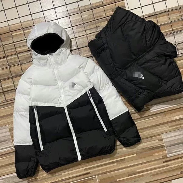 Autumn and Winter Thickened Cotton Coat for Men, Windproof and Warm Jacket, Hooded Loose Fashion down Jacket Cotton Coat