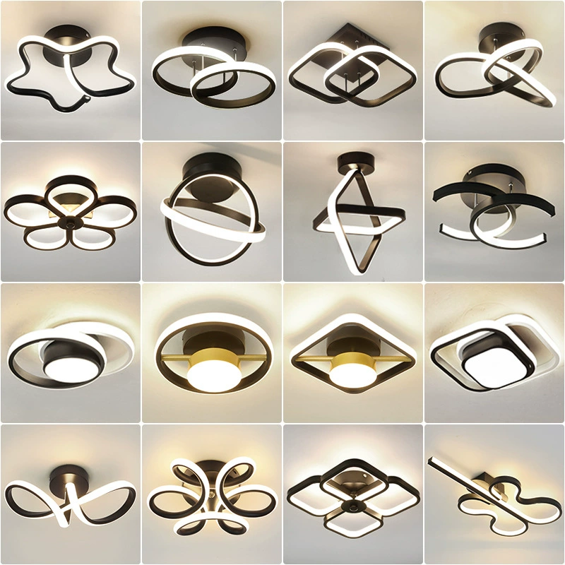 Скандинавский креативный потолочный светильник для входа, современный простой светодиодный светильник для коридора, гардероба, лестницы, балкона