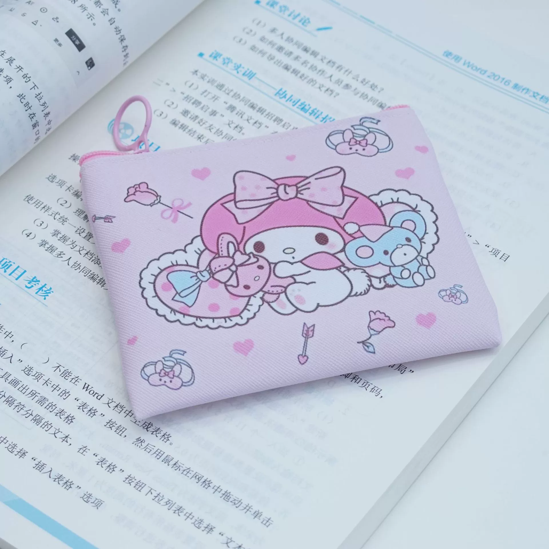 Sanrio, маленький кошелёк из полиуретана, система хранения, ручная маленькая сумочка, держатель для карт