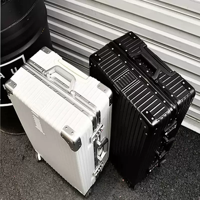 旅行箱行李箱铝框拉杆箱静音万向轮20女男学生24密码皮箱26寸子母