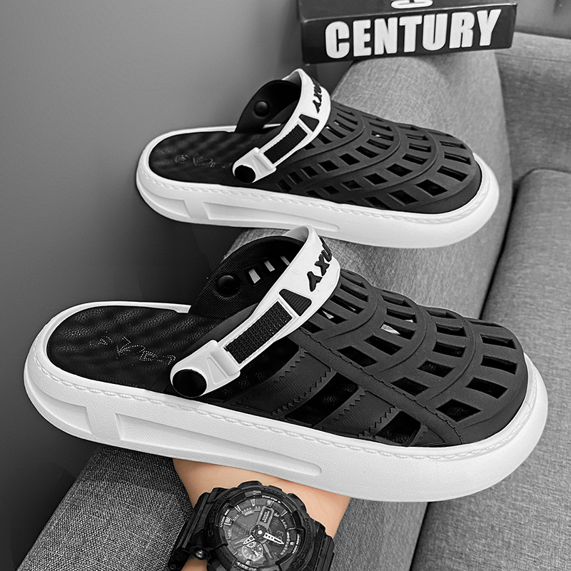 Sandalias de playa de verano para hombres, zapatillas deportivas, zapatos de agujero cómodos, sandalias deportivas de playa