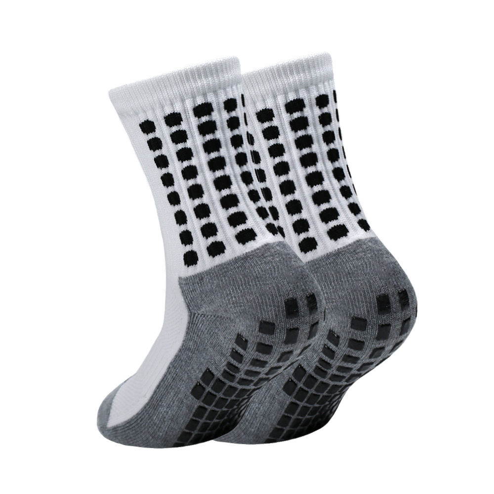 Atmungsaktive, rutschfeste Fußballsocken für Teenager und Kinder – Dicke, gepolsterte Sohle mit Grip – Perfekt für Fußball, Yoga und andere Sportarten (Größe 33–39)_voghion.com