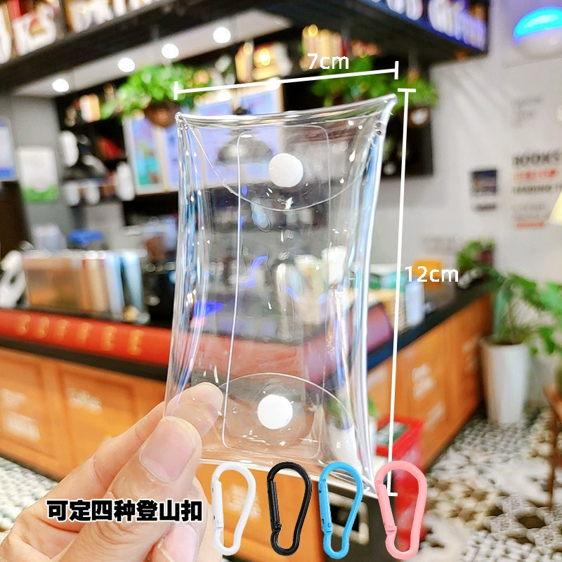 Кукла в стиле мультфильма PVC, прозрачный кошелек, ключница, чехол для наушников, аксессуар, органайзер-сумка
