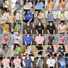 5元女装地摊货源批发夏季套头新款短袖衣服t恤按斤称女百搭清仓