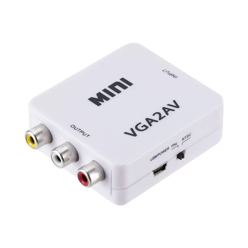 HD VGA переход AV видео конвертер VGA в AV вращающееся соединение передача к старому телевизору ПК на ТВ линия