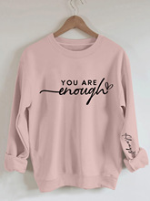 Letter Print Sweatshirt, Crew Neck Casual Sweatshirt For Fal