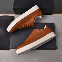 2025新款小白鞋男欧洲站大牌男鞋休闲运动平底板鞋真皮百搭时尚潮
