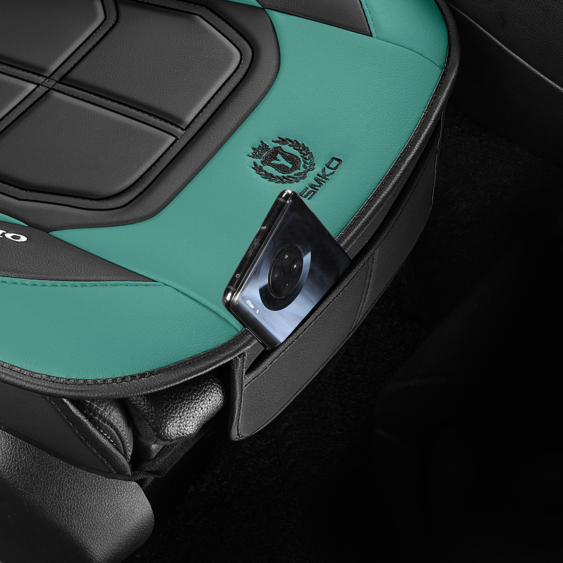 Cross-Border Car Seat Cushion, Universal Color Matching Square Single and Double Piece Seat Cover for All Seasons, One Piece Drop Shipping, Free Car Seat Cushion