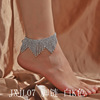 Sexy ankle bracelet with tassels, accessory, chain, suitable for import, European style