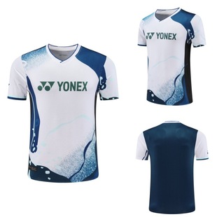 New YY Badminton Suit Short-sleeved Sports Top Couple Quick-drying Table Tennis Suit Training Suit Children Group Buying Printing