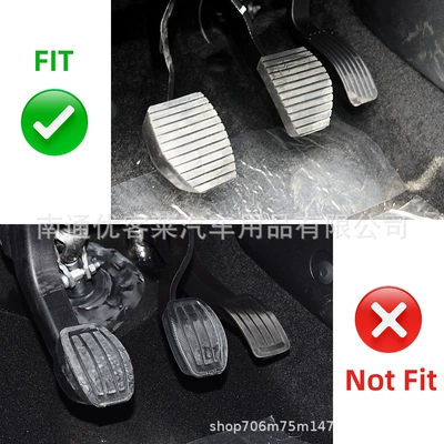 stainless steel accelerator brake – Dekorativ pedal başlıqları