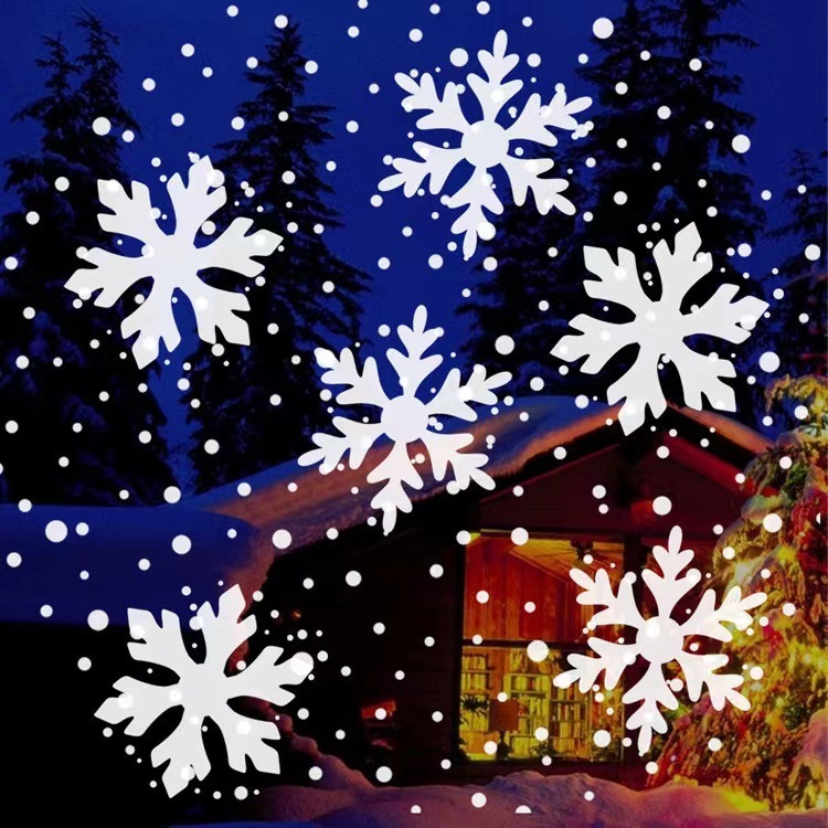 LED雪花投影灯16模様クリスマス屋外装飾灯七彩回転祝日雰囲気レーザー舞台ランプ|undefined
