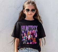 J 86477 KPop Anime Hunter T-Shirt ����T�� �羳��Ӧ����ѷ
