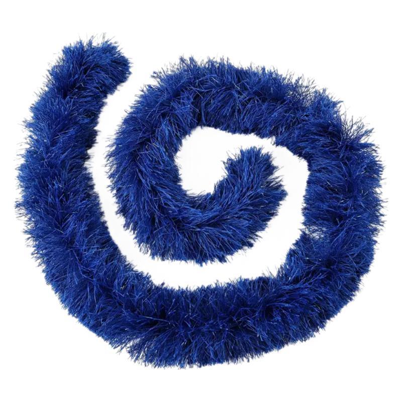 Fiesta de vacaciones líneas de plumas falsas Amazon transfronterizas árbol de Navidad decoración simulación string de lámparas de lana set Navidad