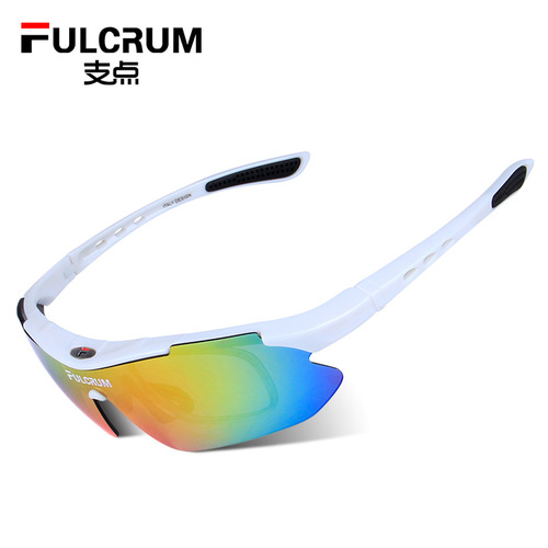 Fashionable road night vision myopia cycling glasses HD sunglasses outdoor sports goggles single box