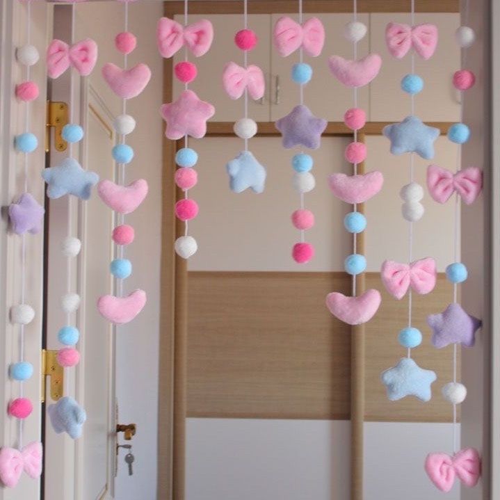 트레이스리스 후크가 있는 스타 레전드 도어 커튼