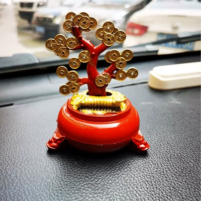 Tree Golden Red: Car ornaments