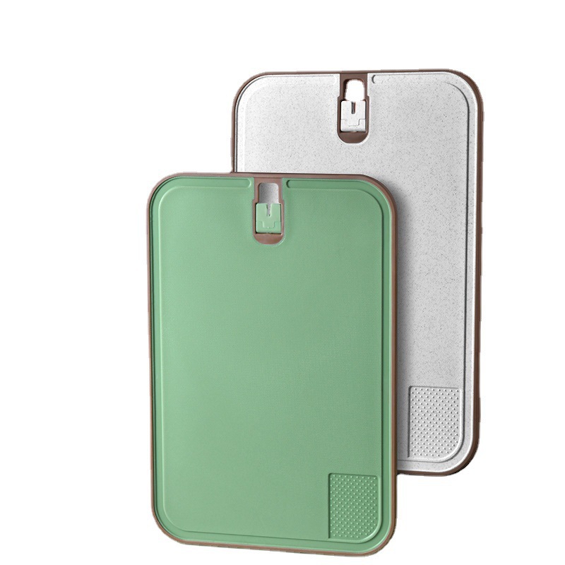 tablero de paja de frutas domésticas tablero de corte de alimentos suplementarios para bebés tablero de corte de verduras maduro tablero de tablero de trigo separado cuadrado sin