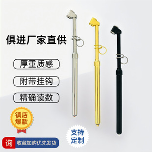 Cross-Border Hot-Selling Truck and Car Maintenance Tire Pressure Gauge Tire Pressure Pen Gift Supply Car Tire Pressure Gauge Made of Zinc Alloy