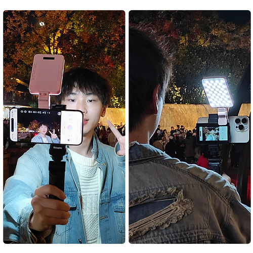 2024 New Phone Selfie Mirror Display Suitable for iPhone Rear Camera Photography Magnetic Phone Clip