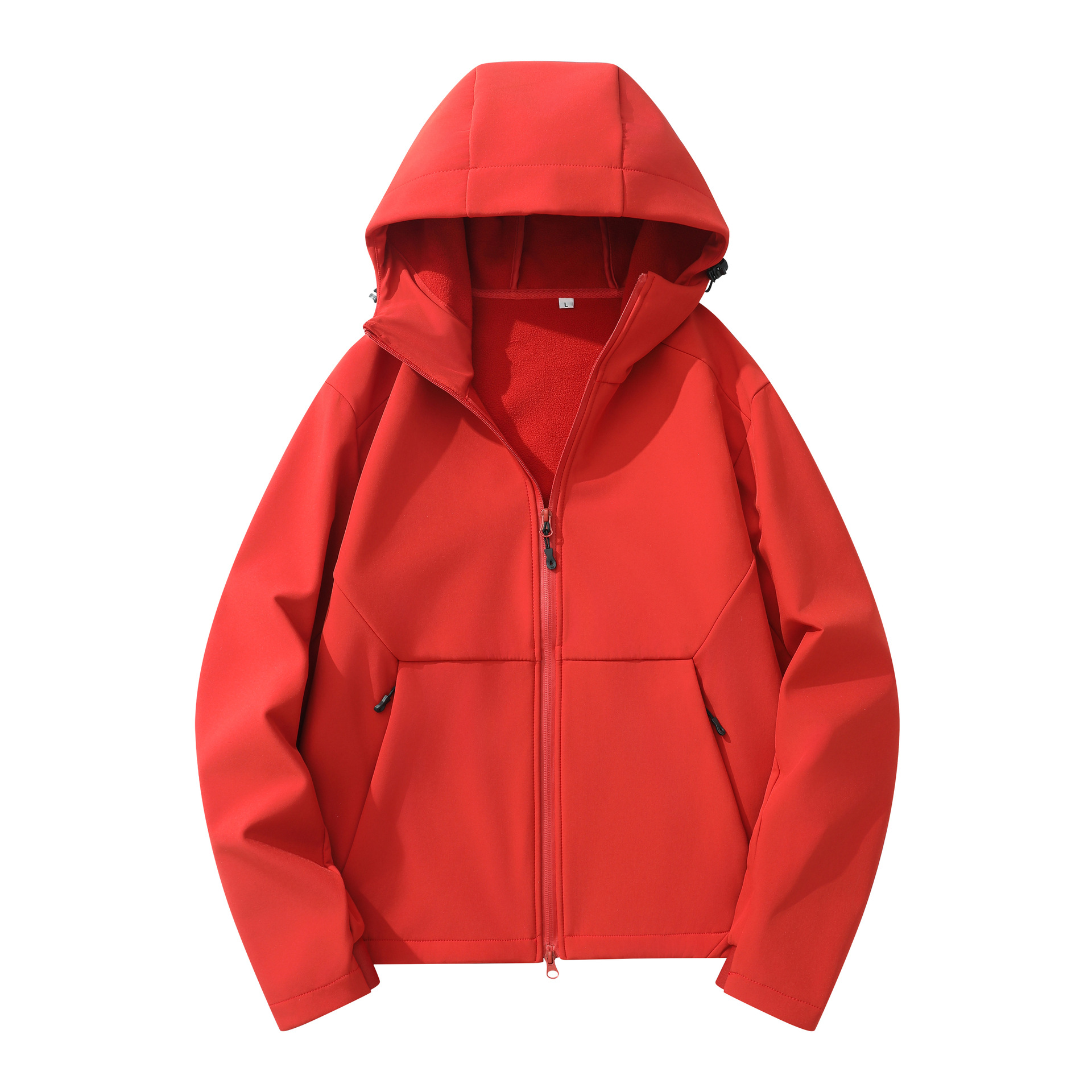 Chaqueta Softshell para Exteriores de Poliéster Impermeable y Cortavientos para Montañismo image 12