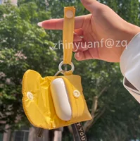 Для AirPods наушники сумки ins креативный водонепроницаемый пуховик ткани наушники дофаминовые наушники сумки