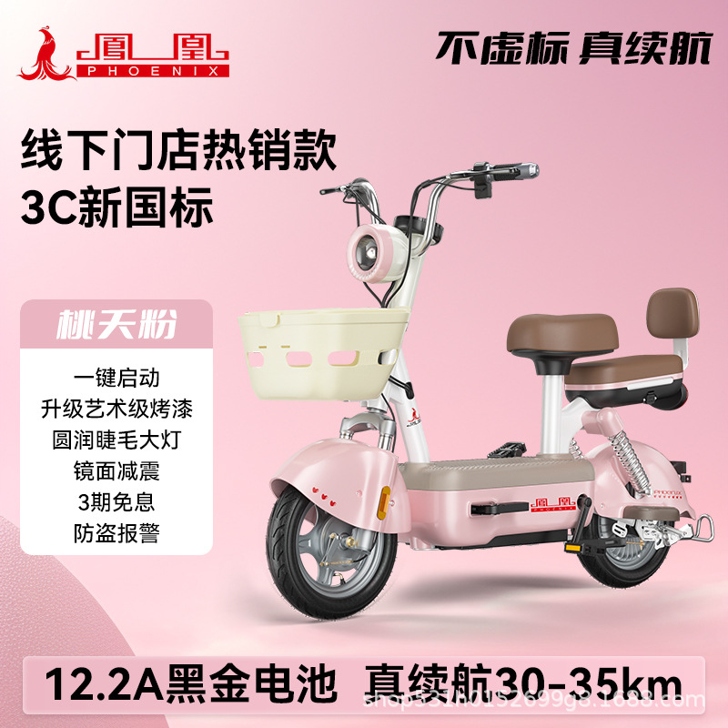 Phoenix2024 nuevo coche de batería para adultos Yuan Cosmos bicicleta eléctrica para trabajar en lugar de coche eléctrico para chicas pequeñas